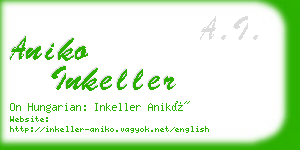 aniko inkeller business card